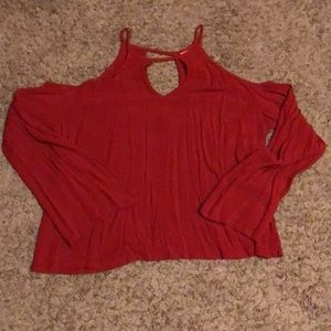 Cold shoulder top